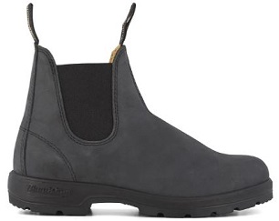 Blundstone #587 Rustic Black Leather Boots - Non Safety